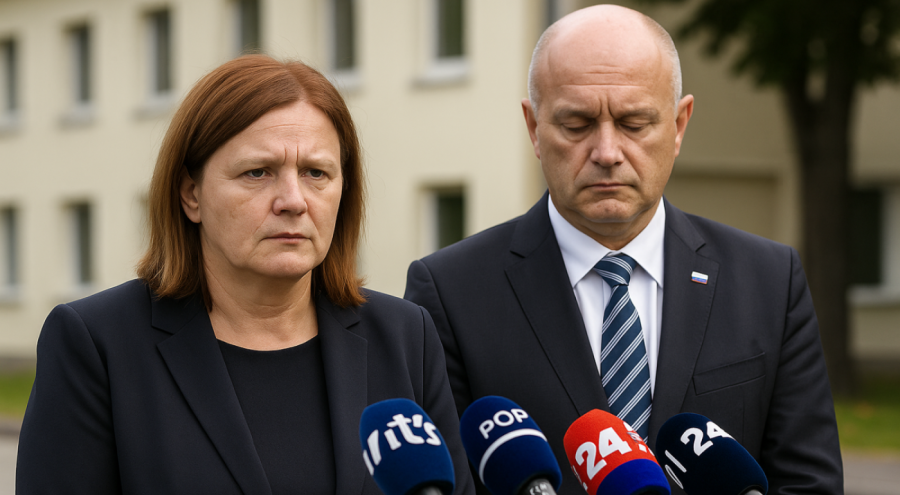 Dva ministra v Sloveniji odstopila po smrtonosnem napadu v Novem mestu