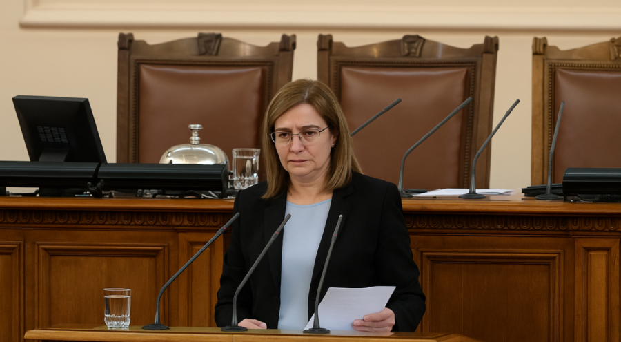 Председателят на парламента на България Наталия Киселова подаде оставка