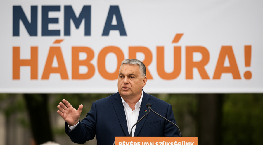 Orbán békekampányt indít: Magyarországon elterjed a „Nem a háborúra” üzenet