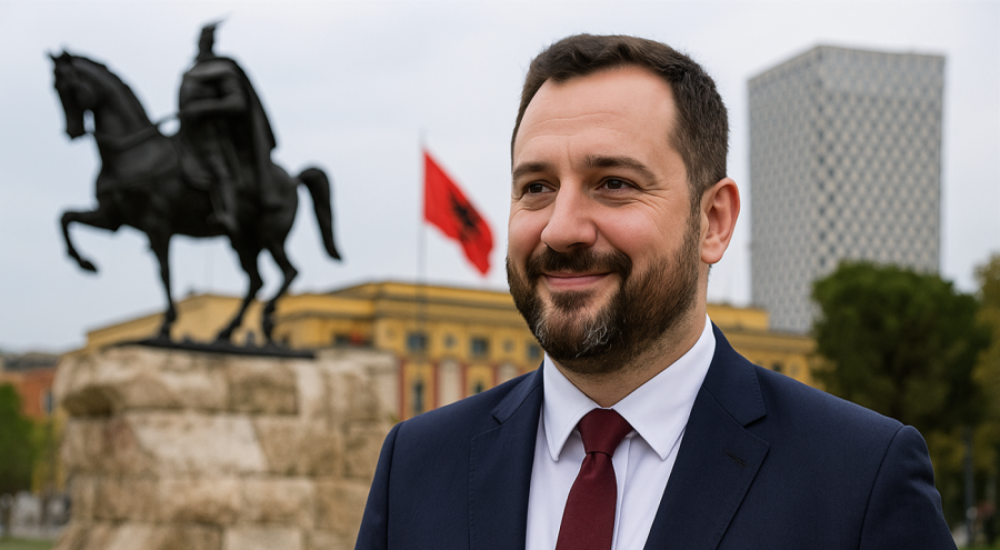 Humori hyn në politikë: Komediani Florjan Binaj shpall kandidaturën për kryetar të Bashkisë së Tiranës