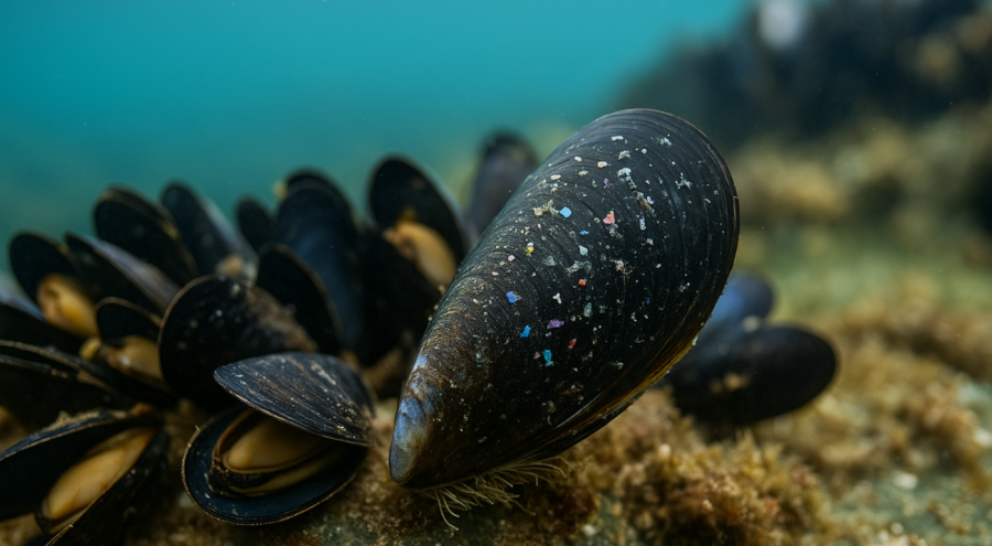 Midyeler, Yunanistan'ın denizlerinde artan mikroplastik kirliliğini ortaya koydu