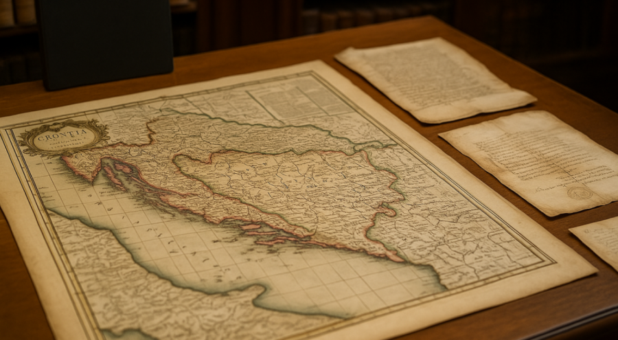 Hırvat koleksiyoner, ülkesine 200 yıllık nadir harita ve belgeleri bağışladı
