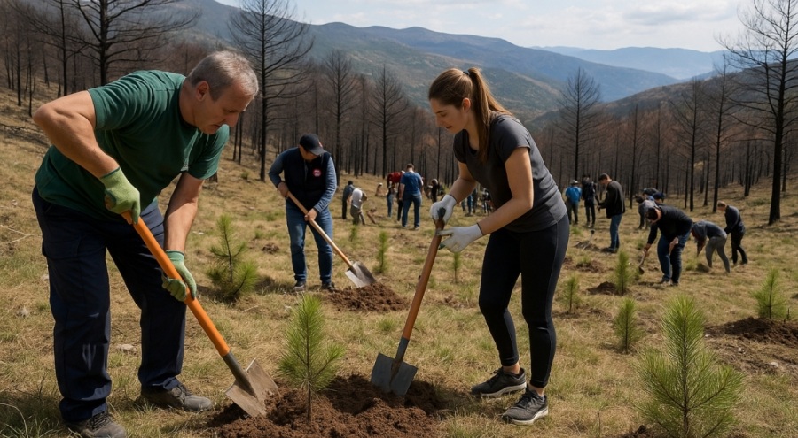 TIKA podržava zelenu obnovu nakon požara u Bosni i Hercegovini
