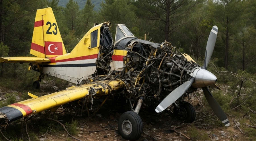 Hırvatistan’da Türk yangın söndürme uçağı düştü: Pilotumuz şehit oldu