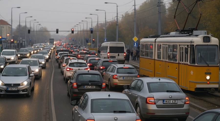 Budapeşte’de Toplu Taşıma Grevi Şehri Kilitledi: Sabah Trafiği Durma Noktasına Geldi