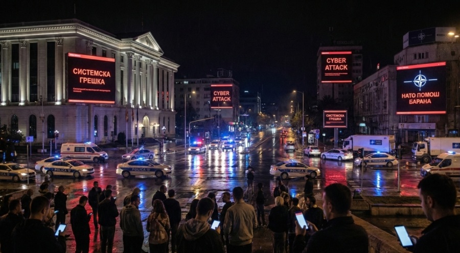 Kuzey Makedonya'da Dijital Kıyamet: Devlet Sistemi Çöktü, NATO'dan Acil Yardım İstendi!