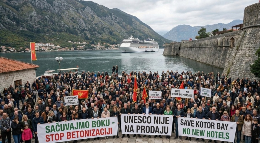 Karadağ'ın UNESCO İncisi Kotor'da 'Beton' İsyanı: Lüks Proje Körfezi Ayağa Kaldırdı!