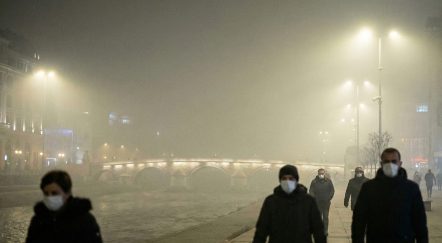 Аларм во Скопје: Воздухот е отровен, загадувањето 10 пати над дозволеното!