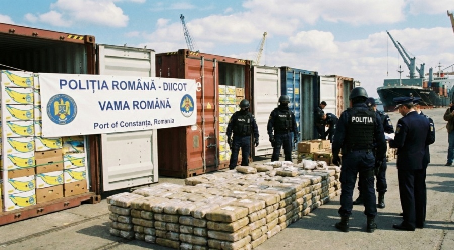 "Criza Bananelor" în Portul Constanța: Tone de Droguri Capturate, Lovitură Majoră pentru Carteluri!