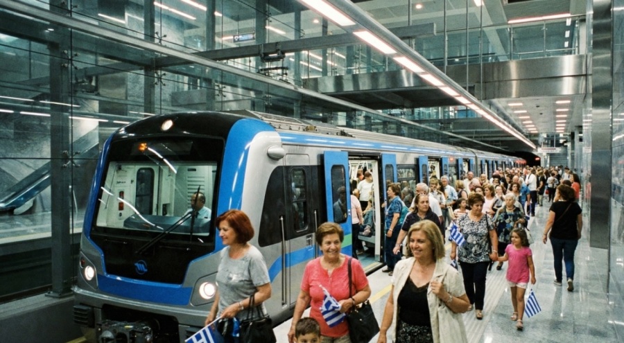 Ιστορική μέρα στη Θεσσαλονίκη: Το Μετρό λειτουργεί επιτέλους σε πλήρη ισχύ!