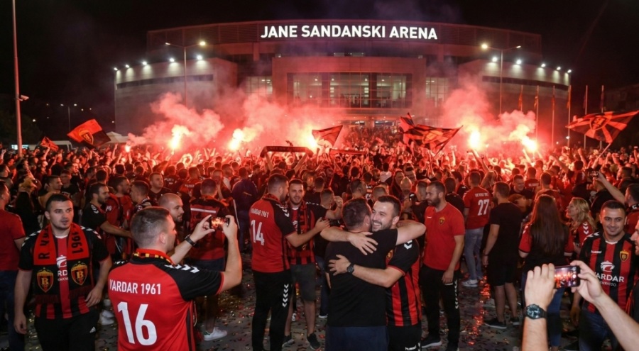 Скопје гори! Вардар се враќа на голема врата: Херојска победа во Лигата на шампионите