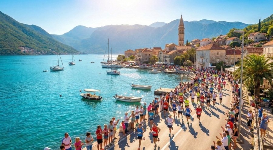 Jadranska Obala Pripala Trkačima: Bokeški Maraton Pretvorio Bokokotorski Zaliv u Karneval!