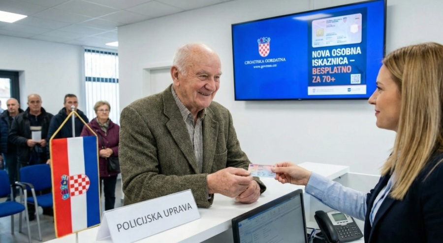 Hırvatistan'da Yeni Dönem Başlıyor: 70 Yaş ve Üzeri İçin Kimlik Kartı Yenileme Ücreti Kaldırıldı!