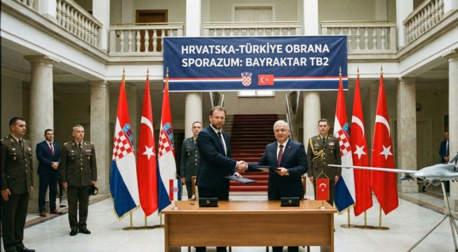 Zagreb'de Tarihi İmza: Türk SİHA'ları Hırvat Semalarında! "Bayraktar TB2" Dönemi Resmen Başladı...