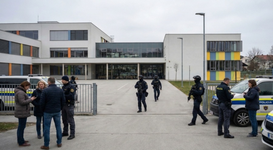 Slovenya’da Okullarda "Kızıl Alarm": Veliler Dehşet İçinde, Polis Kapıda Nöbet Tutuyor! İşte Eğit...