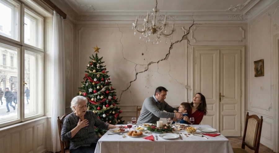 Romanya’da Noel Sofrasında Korku Dolu Anlar: Vrancea 5.2 ile Sallandı, Bükreş Sokağa Döküldü!